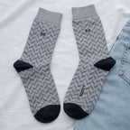 NOFFIT Arrow Pattern Cotton Sock | 5 Pairs Box | Size 39-41
