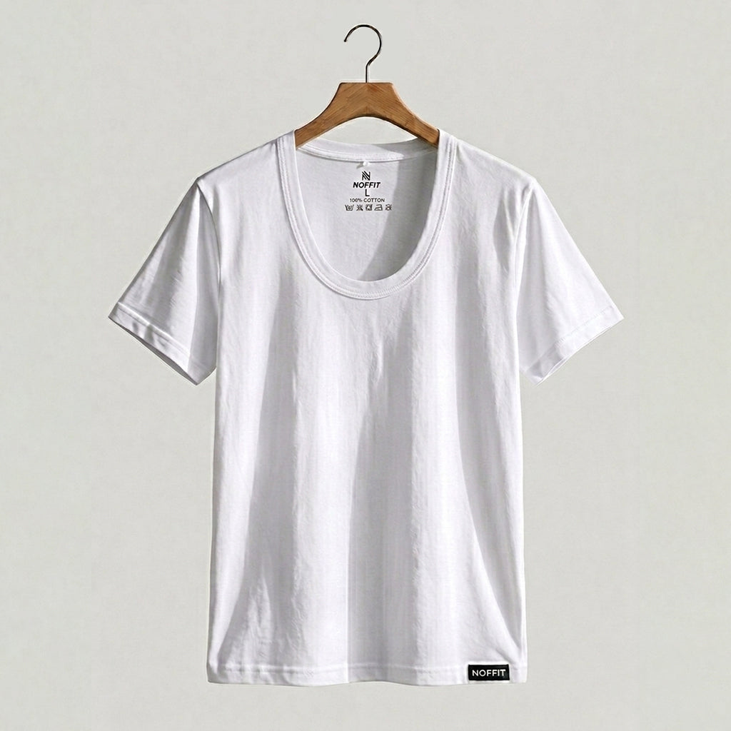 Premium White Half-Sleeve Undershirt