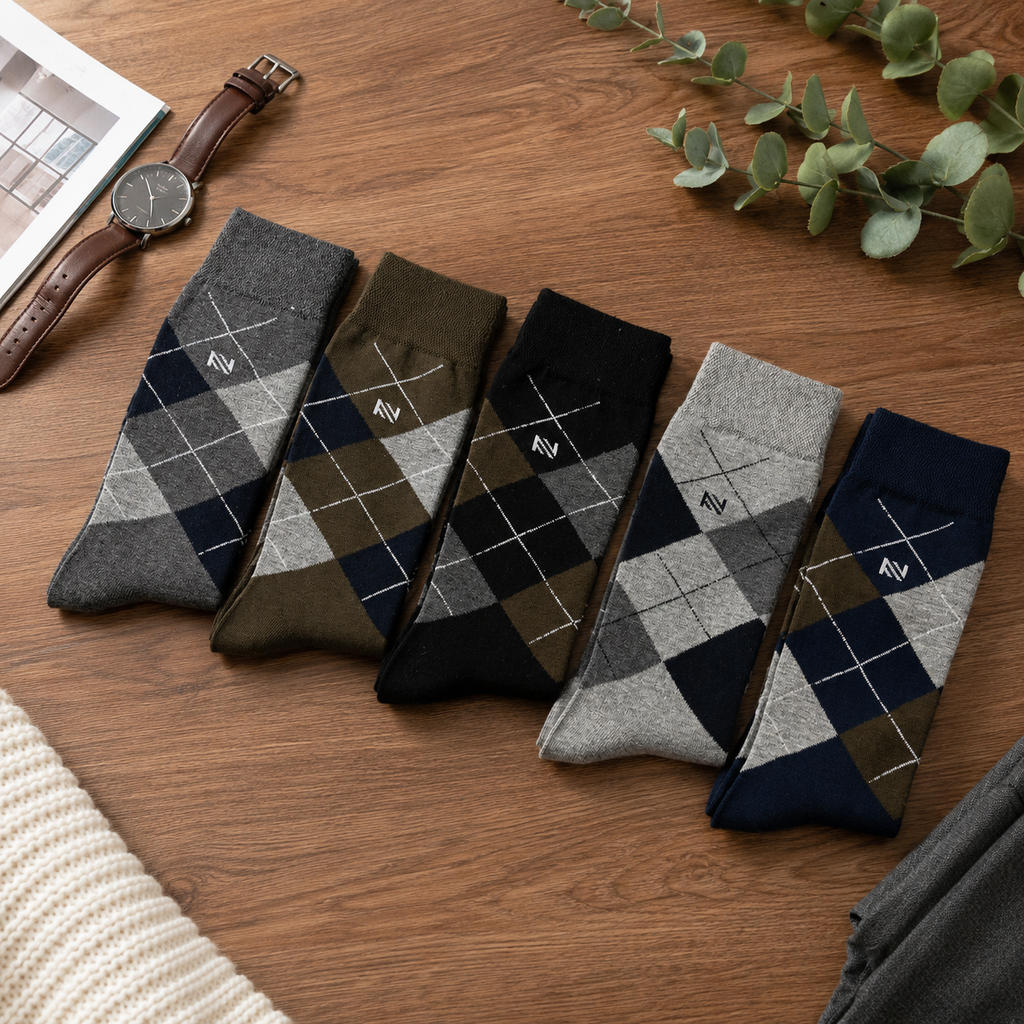 men cotton socks