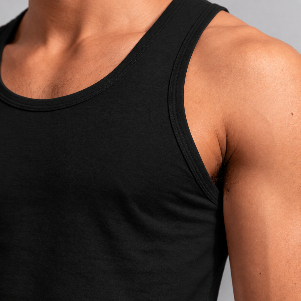 NOFFIT Premium Black Undershirt | Vest