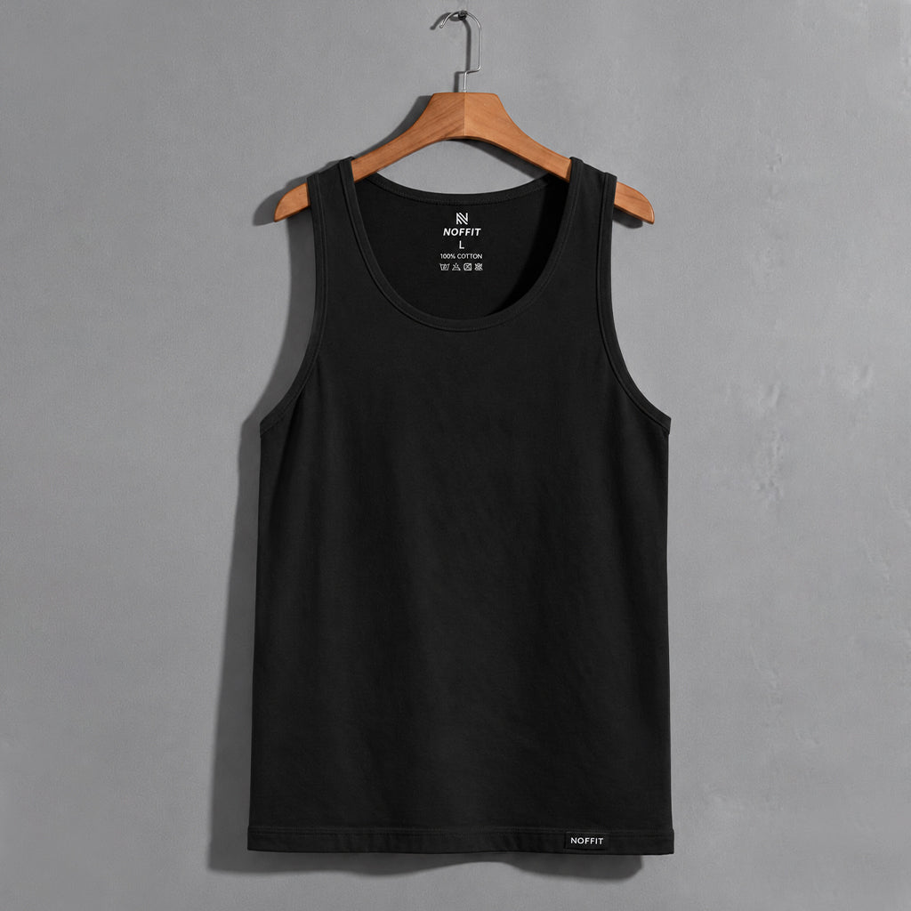 NOFFIT Premium Black Undershirt | Vest