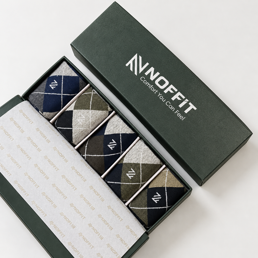 Premium Argyle Socks - Pack of 5