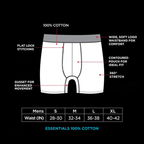 C-K Highly Comfortable Boxers (Pack Of 3)