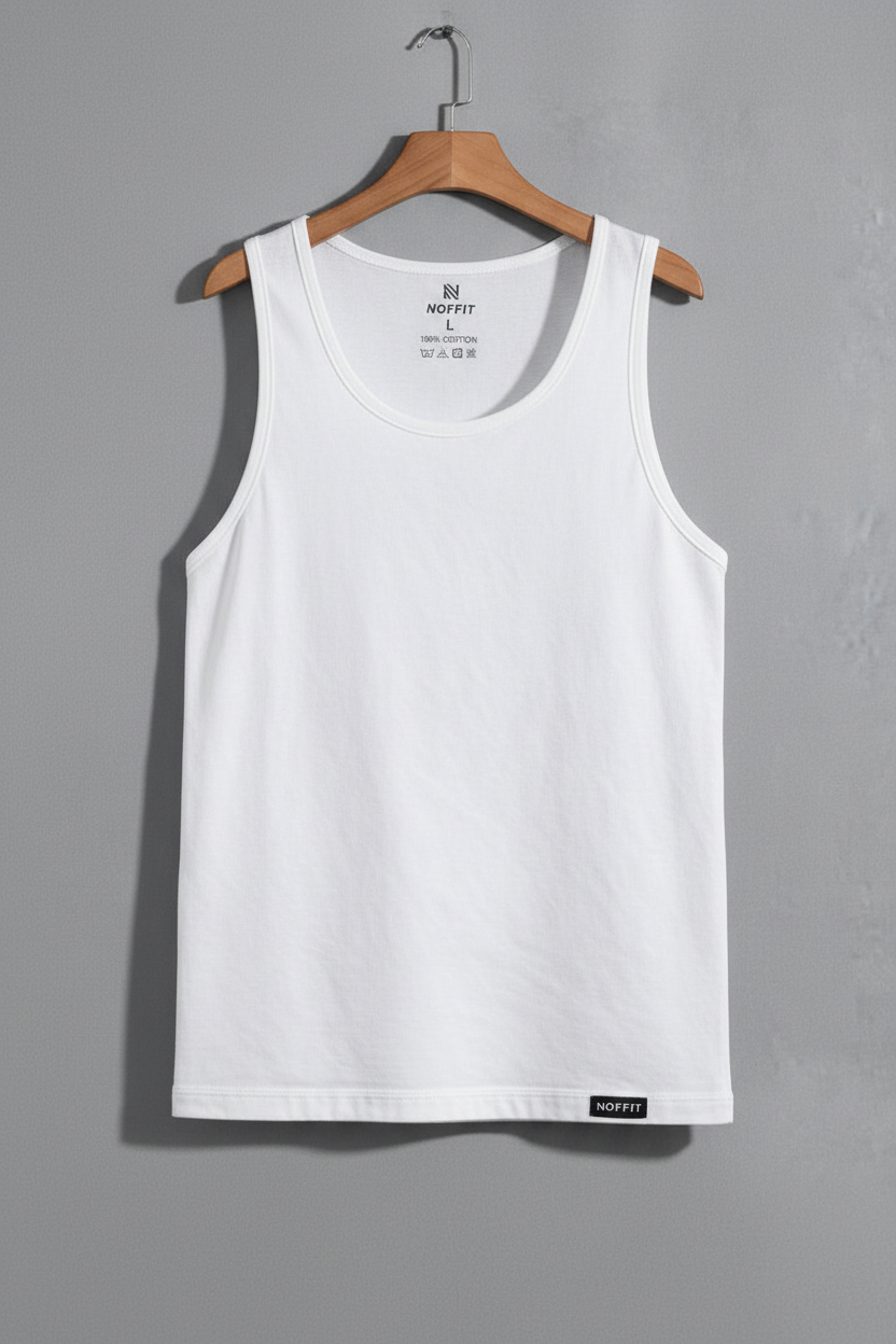 Premium White Sando Undershirt