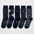 NOFFIT Black Cotton Socks -  Box of 5 Pairs