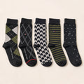 Premium Black Cotton Socks | 5 Pairs Box