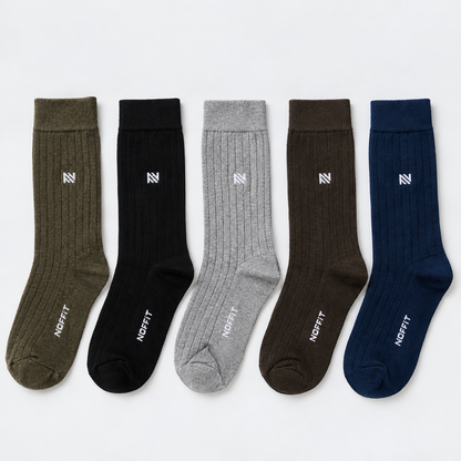 NOFFIT Heritage Classic Socks – Pack of 5