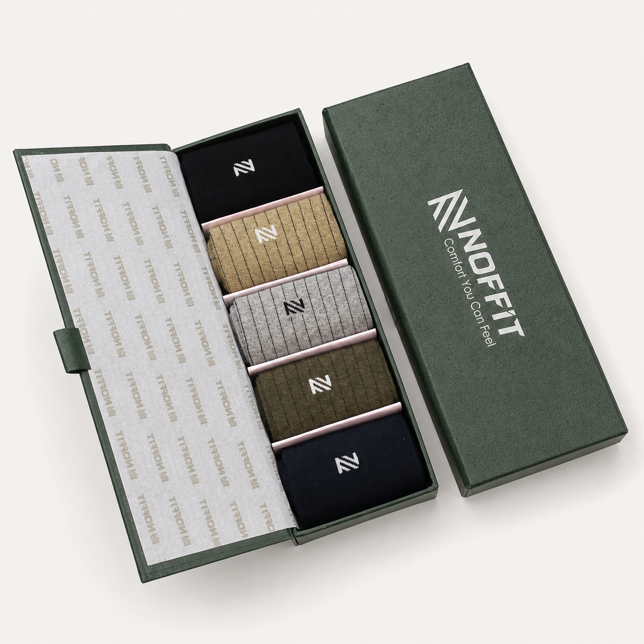 NOFFIT Heritage Classic Socks – Pack of 5